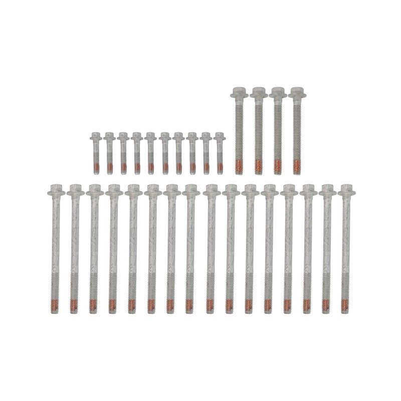 DNJ HBK3165 Head Bolt Kit for 1997-2006 Avanti, Buick, Cadillac, Chevrolet, GMC, Hummer, Isuzu, Pontiac Ascender, Avalanche 1500, Camaro 4.8L-6.0L V8 16V OHV 350cid - Image 2